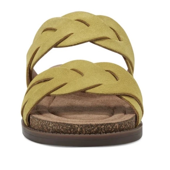 NEW IN BOX! Earth Woman's Desty Round Toe Woven Casual Slip-on Blue Sandals Sz 7 - Picture 13 of 13